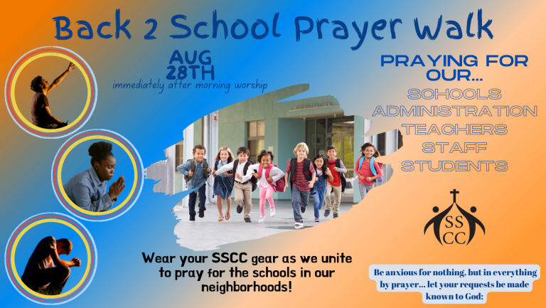 Back 2 School Prayer Walk